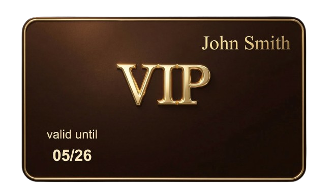 VIP Status Gold Crest